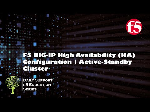 F5 BIG-IP Active-Standby Cluster Configuration || How to Configure High Availability on F5 BIG-IP ||