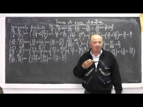 1/2 Lectia 942 Compararea fractiilor Ecuatii in multimea numerelor rationale Sume Gauss Tema Clasa 5