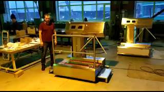 видео товара Станция гигиены рук и обуви (санпропускник) ASP-HL-03