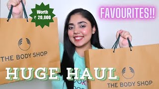 THE BODY SHOP Huge HAUL Worth ₹ 20,000 | Skincare, Bodycare, Fragrance & Haircar