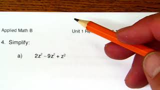 Applied B Unit 1 Test Review Video 2024