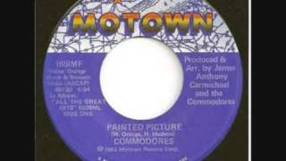 THE COMMODORES painted picture Motown Records 1982