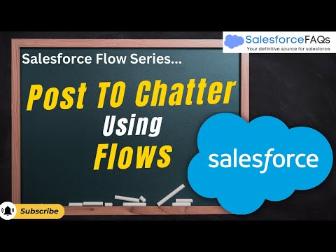 Post To Chatter Using Salesforce Flow | Record Trigger Flow Scenario in Salesforce