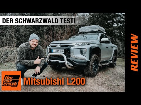 Mitsubishi L200 (2021) Der Schwarzwald Test! 🌲🪵 Fahrbericht | Review | On/Offroad | 4x4 | Preis ⛰