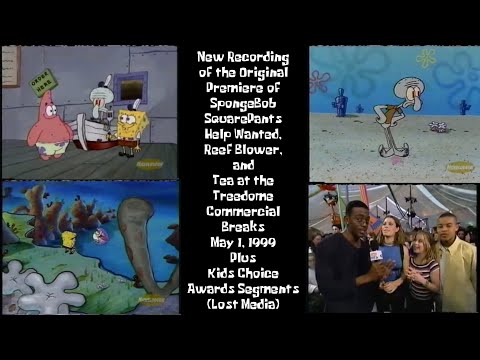 New Recording of the Original Premiere of SpongeBob May 1, 1999 Commercial Breaks (Lost Media)