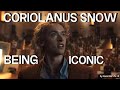 coriolanus snow was actually very funny || 