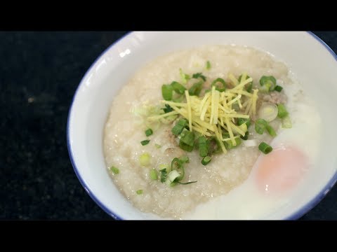 Witz | Reisbrei | Frühstücks-Reisbrei-Rezept โจ๊กหมู – Heiße thailändische Küche!