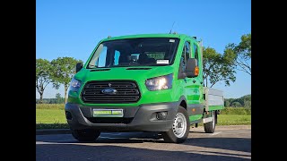Ford TRANSIT 2.0 DUB.CAB Open-Laadbak flatbed truck < 3.5t for sale - Image 4 | Autoline ZW Ford TRANSIT 2.0 DUB.CAB Open-Laadbak flatbed truck < 3.5t | Image 4 - Autoline