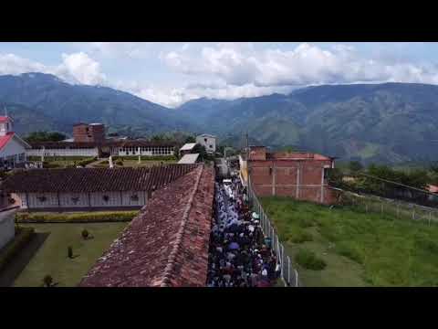 Drone #Ituango Antioquia Acompañando los Despojos Mortales Monseñor Ernesto Gomez #ApostolDeLaPaz