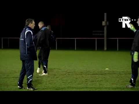 Portret van voetbaltrainer Jan Everse bij de amateurs van RVVH
