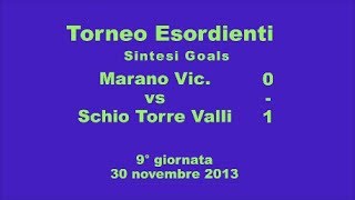 preview picture of video 'Marano Vicentino vs Schio Torre Valli Esordienti girone F sintesi goal 30_11_2013'