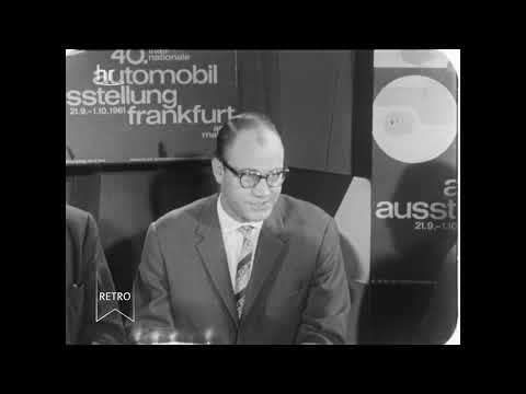 Messebau und Autotest (IAA 1961)