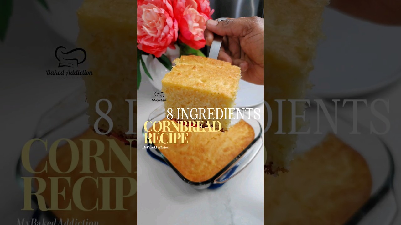 EASY CORNBREAD RECIPE | HOMEBAKED #shorts #cornbread