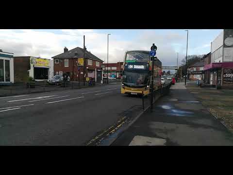 *Upgraded to X-lines* Go North East X84 at Denton Burn (14/12/2020)