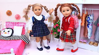Download lagu AG sister dolls story about school morning routine - PLAY DOLLS mp3