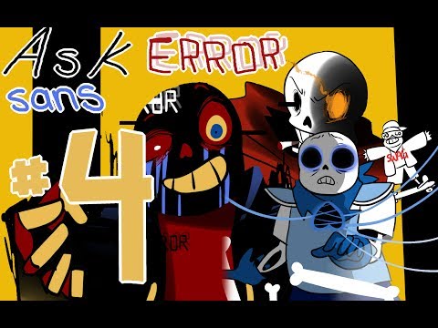 Ask Error! Sans 【Comic Dub】Part 4: Underswap (1/2)