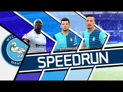 FIFA 17 Career Mode: Youth Academy Speedrun - Wycombe Wanderers to Champions League!
