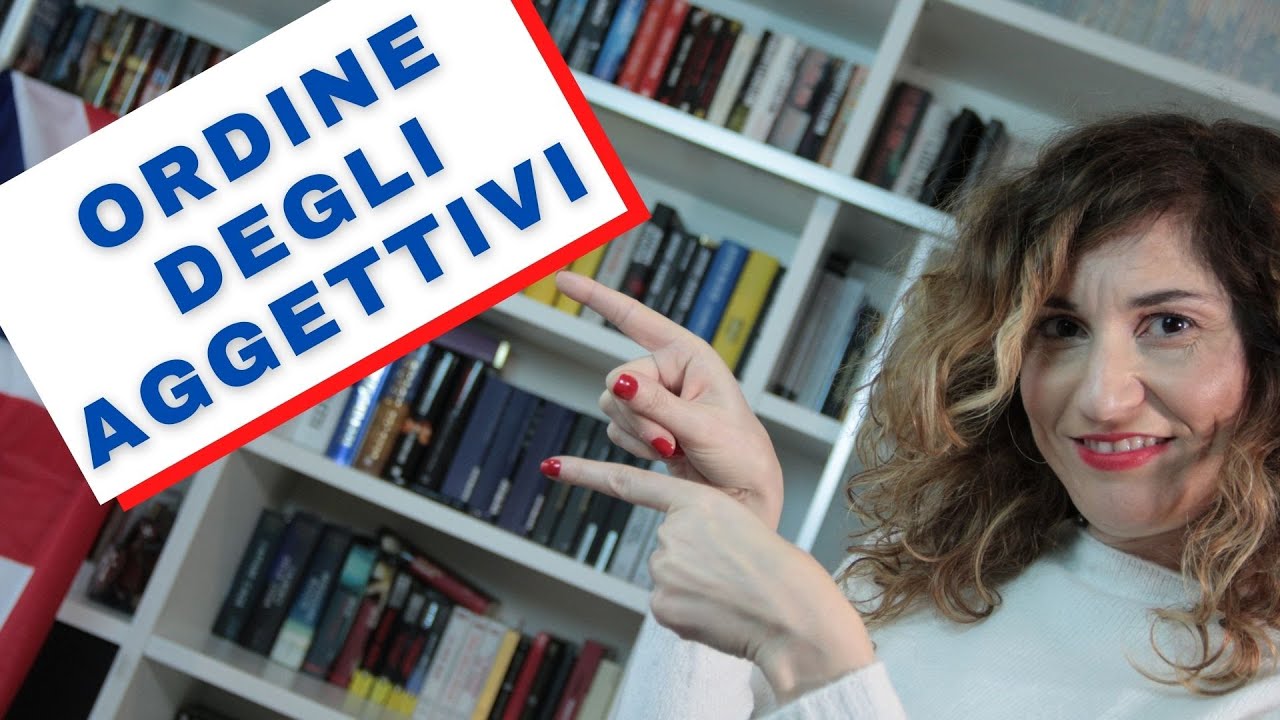 L'ordine degli aggettivi in una frase inglese