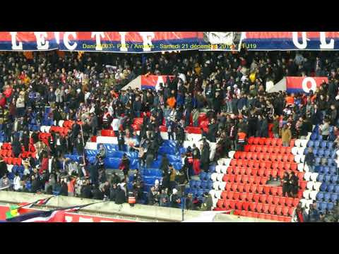 PSG / Amiens 21.12.2019 : 4-1 (L1 J19) 6/7 : Brève " Grève " du virage Auteuil