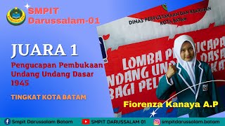 Download lagu PENGUCAPAN PEMBUKAAN UUD 1945 oleh FIORENZA KANAYA A.P. mp3