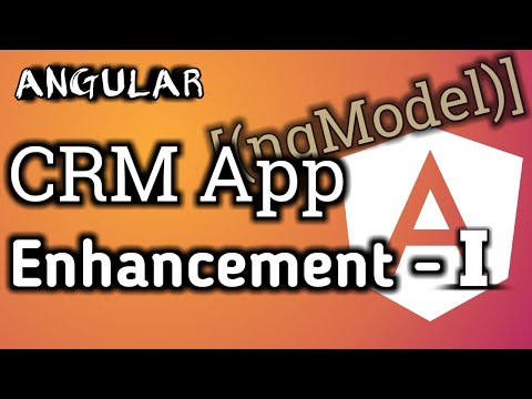 Learn Angular Tutorial Data Manipulation Handling | CRM App Enhancement ...