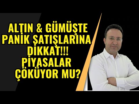 ALTIN VE GÜMÜŞTE PANİK SATIŞLARINA DİKKAT. PİYASALAR ÇÖKÜYOR MU? #altın #gümüş #ekonomi #bitcoin 