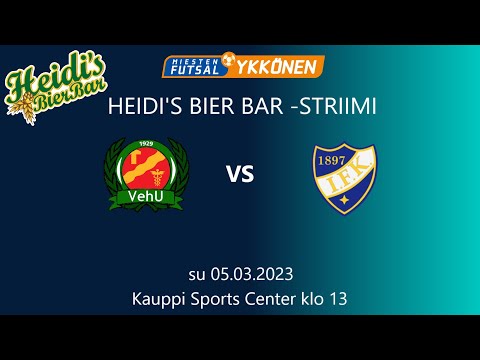 LIVESTRIIMI: VehU - HIFK FS Futsal-Ykkönen su 05.03.2023 klo 13