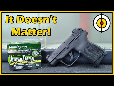 HUGE Difference!...NOT! Remington Ultimate Defense Compact Handgun .380 Ballistic Gel Test!