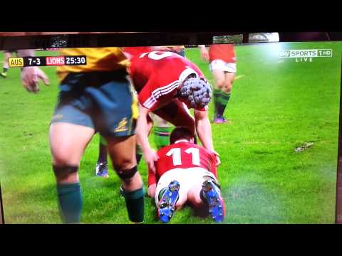 George North Try v Australia 1st Test