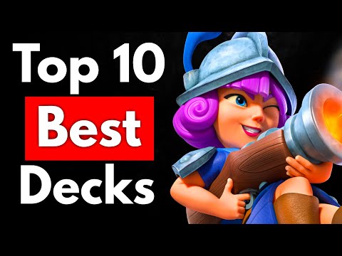 TOP 10 Decks to Push Trophies in Clash Royale!