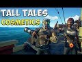 Sea of Thieves: All Tall Tales cosmetics shown in game
