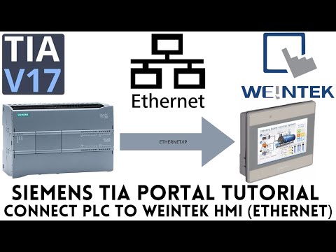 Connessione HMI Weintek al PLC Siemens s7-1200 tramite Ethernet