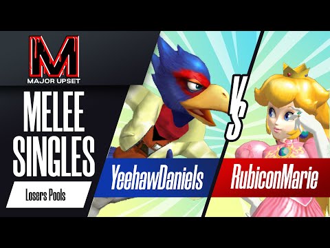 YeehawDaniels (Falco) vs RubiconMarie (Peach) - Melee Singles Losers Pools - MAJOR UPSET