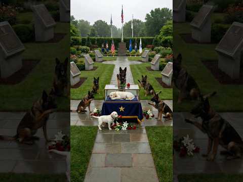 He Served With Honor... His K9 Brothers Saluted One Last Time 💔