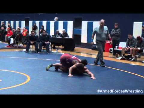 57 kg - Ruben Navejas (Marines) vs. Ryan Schmehr (Navy)