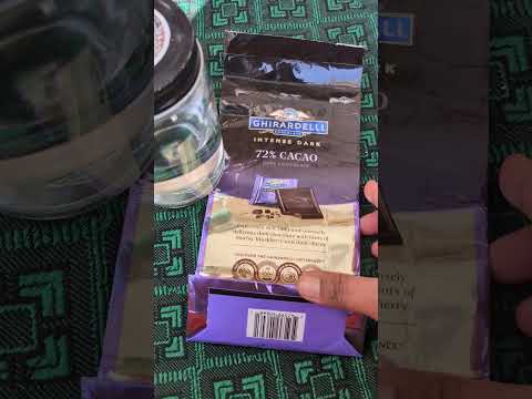 FSN FoodScience / Chocolate & Confectionery Products / Dark Chocolate - Ghirardelli 72% Cacao. 🏡🍫💕🌿