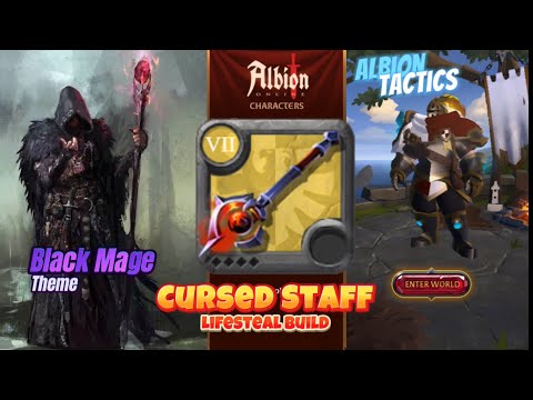 Albion Tactics: Cursed Staff Lifesteal Build | Fights & Guide | Albion Online 