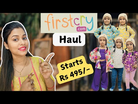 First Cry Haul | Affordable | Baby Girl Shopping Haul | Ayushi’s Diary official