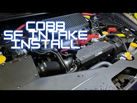 Cobb SF Intake Install Subaru WRX STI