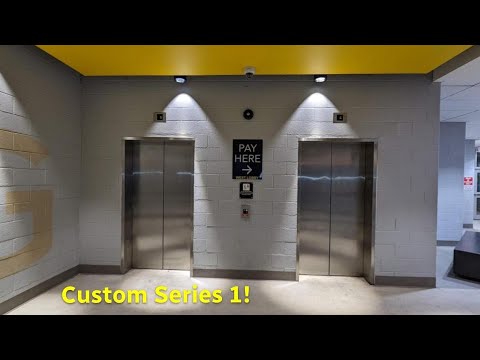 Otis CUSTOM Series 1 traction elevators at The Spiral Deck in Allentown PA