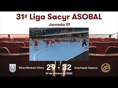 31ª Liga Sacyr ASOBAL J01: Dicsa Modular Cisne - Incorlapsa Cuenca 29-32