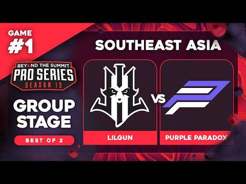 Lilgun vs Purple Paradox Game 1 - BTS Pro Series 13 SEA: Groups w/ Ares & 343