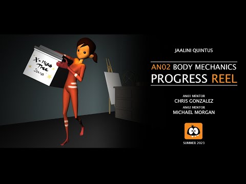 AN02 Body Mechanics Progress Reel | Animation Mentor