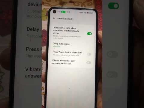 Turn on Auto Answer Calls When Connected to External Audio Device