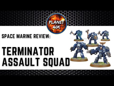 Space Marine TERMINATOR ASSAULT SQUAD Review / Tactics  - 9th Edition Codex - Warhammer 40k