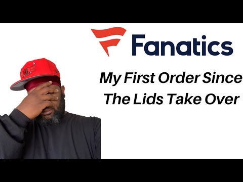 First Fanatics.Com Order Since The Take Over Of Lids