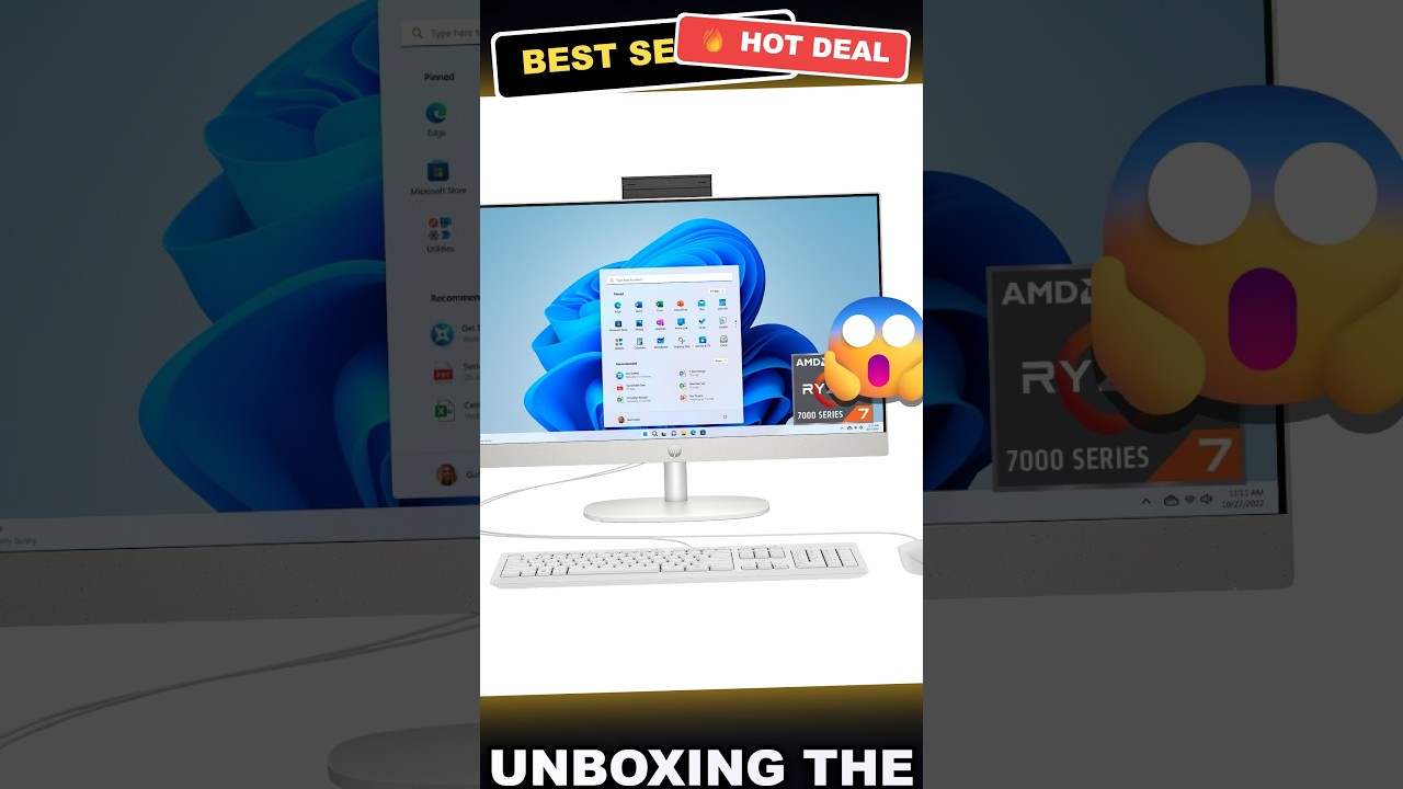 Unboxing the HP 27 inch All-in-One Desktop PC - Is It a Solid Option?