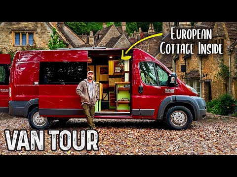 The MOST Unique Camper Van You've Ever Seen - Features Outdoor Biergarten