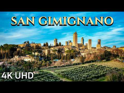 San Gimignano: Tuscany’s Medieval Skyscrapers and Scenic Views 4k