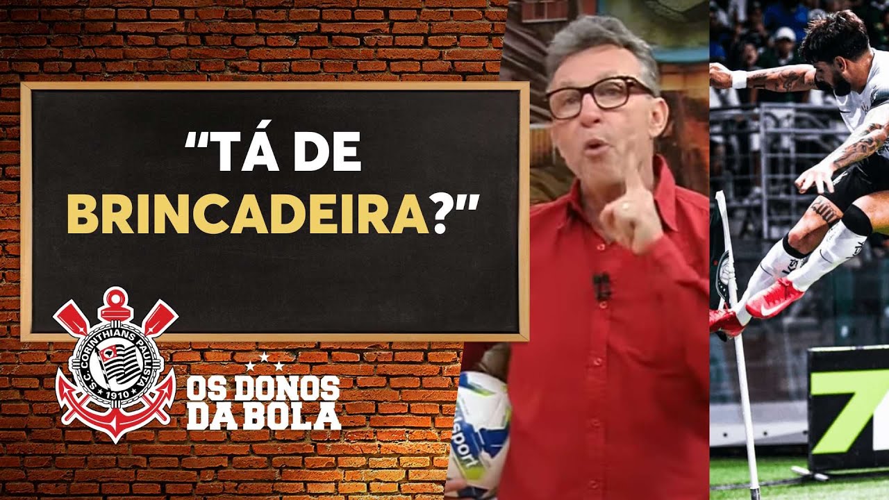 'Tá de brincadeira?': Neto critica Yuri Alberto por expulsão em Palmeiras x Corinthians